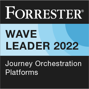 Leader, Forrester WaveTM: Journey Orchestration Platforms, Q2 2020, Q2 2022